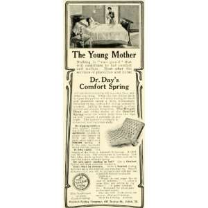  1905 Ad Comfort Spring Dr. Days Bed Mattresses Nurse Ill Woman 