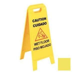  Wet Floor Sign (English/Spanish) 25   Yellow