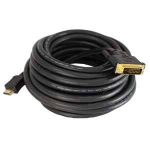  25 ft High Speed HDMI to DVI D CL3 Rated (For In Wall 