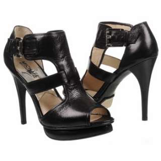 Womens MICHAEL MICHAEL KORS Tracey Sandal Black Leather Shoes 