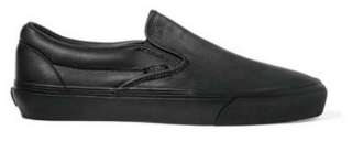 961790 Vans CLASSIC SLIP ON Italian Leather black black 44.5  