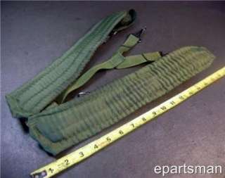 REAL US ARMY SUSPENDERS INDIVIDUAL EQUIPMENT BELT LC2  