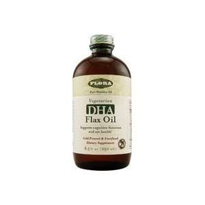    Flora DHA Flax Oil, 8.5 Ounce Glass Bottle