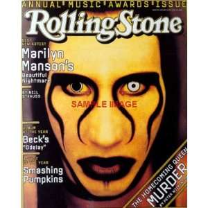 Marilyn Manson WICKED MURDER Rolling Stone cover print