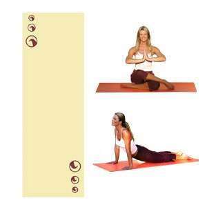  Printed Yoga Mats ¼ (Dunes Pattern)