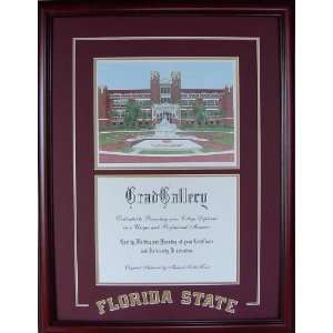  Florida State University Diploma Frame: Home & Kitchen