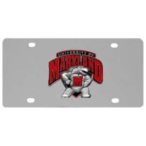  College License Plate   Maryland Terrapins Sports 