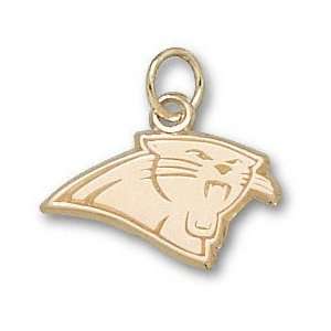   Panthers 10K Gold Panther Head 5/16 Pendant