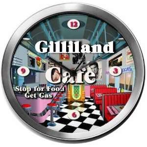  GILLILAND 14 Inch Cafe Metal Clock Quartz Movement 