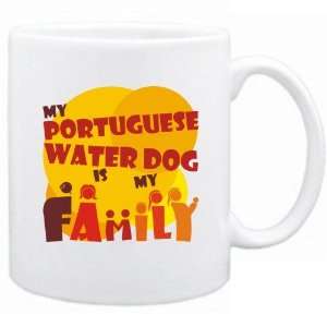   New  My Portuguese Water Dog Is My Family  Mug Dog