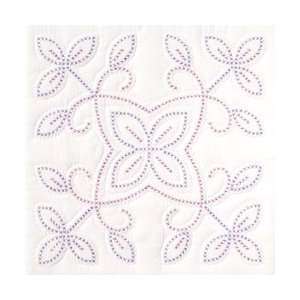   White Quilt Blocks 18X18 6/Pkg Floral Design 732 46; 2 Items/Order