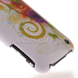 FLOWER HARD BACK CASE COVER FOR APPLE IPHONE 3G 3GS 107  