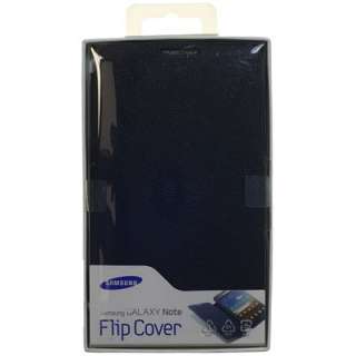 Original Samsung Galaxy Note Tasche Etui Schwarz Flip Case EFC 1E1F 