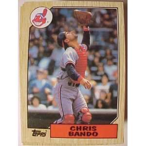 1987 Topps #322 Chris Bando 