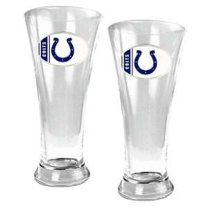  Indianapolis Colts 2pc 16oz Pilsner Glass Set Sports 