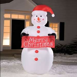   Snowman Lighted Christmas Yard Art Decoration Patio, Lawn & Garden
