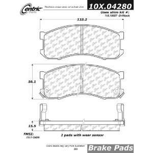  Centric Parts, 102.04280, CTek Brake Pads Automotive