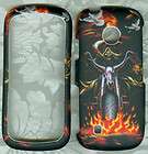 rubberized king skull LG Cosmos Touch VN270 VERIZON PHONE SKIN COVER 