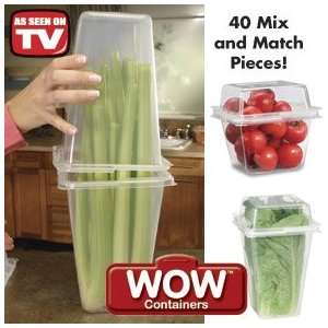  40   Pc. WOW Storage Containers Set