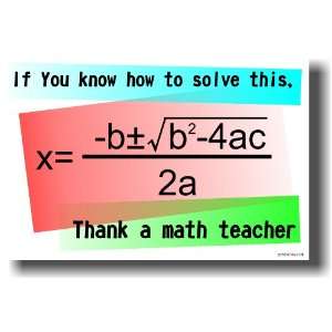  If You Can Solve This Quadratic Equation Thank a Math 