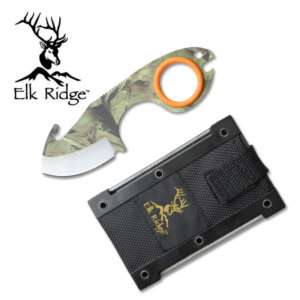 Elk Ridge Infinity Camo Skinner / Fire Starter  