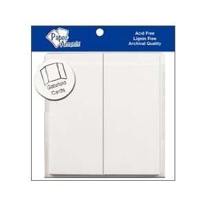  Paper Accents Card & Envelopes Gate Fold 5x 5 White 5pc 