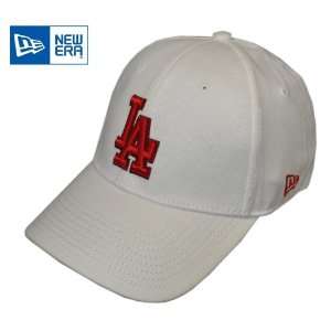New Era   Los Angeles Dodgers MLB White Cap / Hat (AC767):  