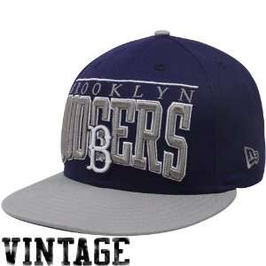 New Era Brooklyn Dodgers Royal Blue Gray 9FIFTY Vintage Le Arch 