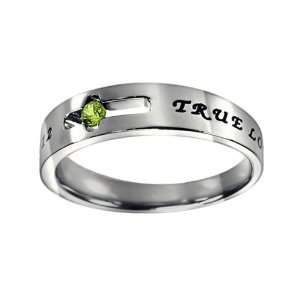  August Birthstone True Love Waits Solitaire Ring Jewelry