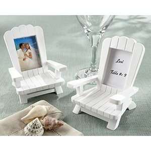 : Beach Memories Miniature Adirondack Chair Place Card/Photo Frame 