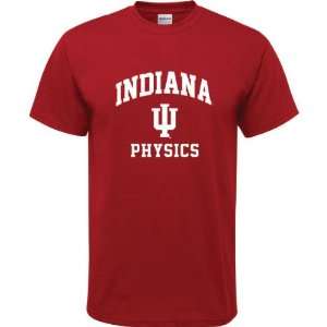  Indiana Hoosiers Cardinal Red Youth Physics Arch T Shirt 