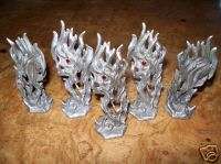   Pewter Flame Elemental Figure Figurine Dungeons Dragons Miniatures OOP