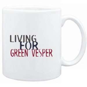    Mug White  living for Green Vesper  Drinks