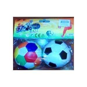  2pc Mini Plush Soccer Balls: Toys & Games