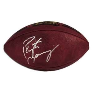 Peyton Manning Autographed Wilson Pro Football with SB Champs 