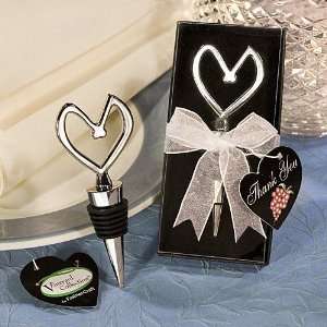  Vineyard Heart themed Wine Stoppers F1900 Quantity of 36 