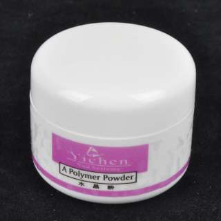 3x Crystal Polymer Powder Acrylic Nail Art Manicure KIT (Pink,White 