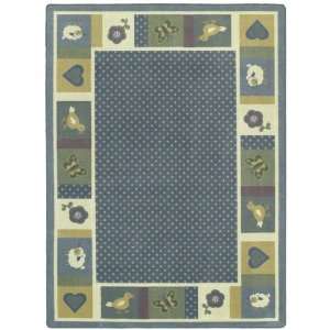 Just for Kids Seeing Spots Soft Nylon Stainmaster Kids Area Rug 5.40 x 