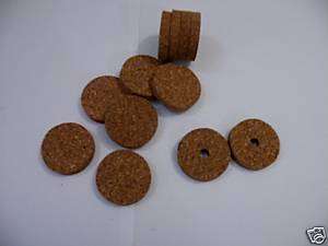 10 RUBBERIZED CORK RINGS 11/2X1/4 NO BORE RED  