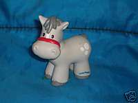 Fisher Price Little People Light Gray/Grey Horse Farm  
