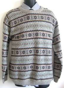 Highland Glen Wool Sweater Scotland Mens XL Crewneck  
