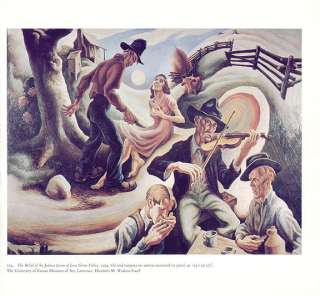 Ballad of the Jealous Lover of Lone Green Valley by Thomas Hart Benton