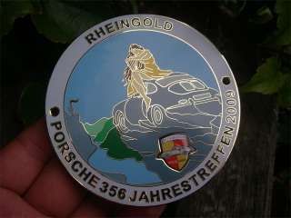 PORSCHE 356 TREFFEN MEETING GERMANY   RHEINGOLD Badge  