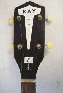 Kay Banjo 5 String w/ Hard Case 30 Lugs 1960s  