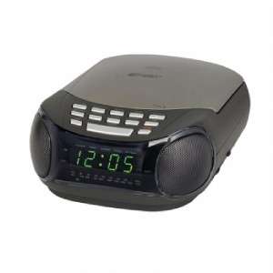 EMERSON Alarm Clock Radio With Built in CD Player and AUX Input Jack 