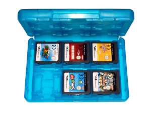 DS Game Case Holder 24 Blue Nintendo 3DS DSi XL Lite DS  