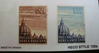 1953 VATICAN CITY/ITALY AIR MAIL STAMPS #C22 23  