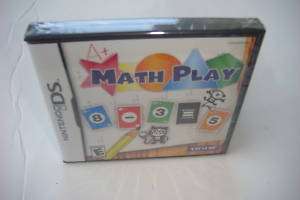 Math Play (Nintendo DS, 2007) DSI NEW 719593100089  