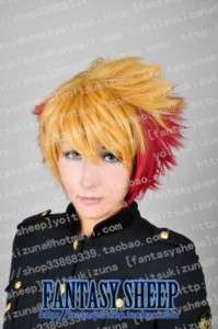 Star driver Tenaxi knight Cosplay Wig NEW golden & red  