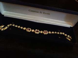 CAMROSE and KROSS Jacquelyn Kennedy collection Tanzanite Bracelet 